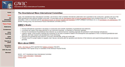 Desktop Screenshot of gwic.ligo.org