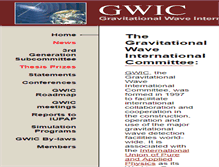 Tablet Screenshot of gwic.ligo.org